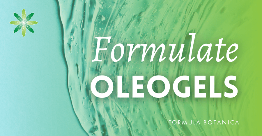 How to formulate an oleogel cleanser