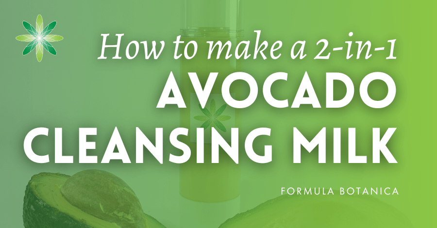 How to make a 2-in-1 avocado cleansing milk