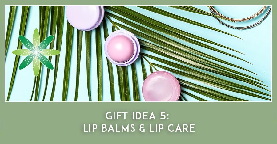 Lip balms and scrubs as natural organic gifts