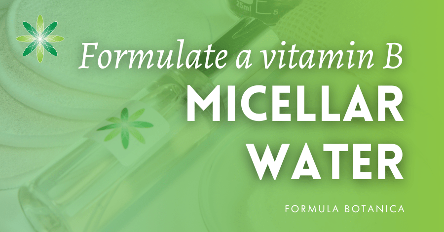 Formulate micellar water