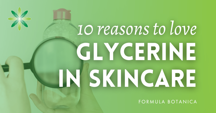 Glycerine in skincare