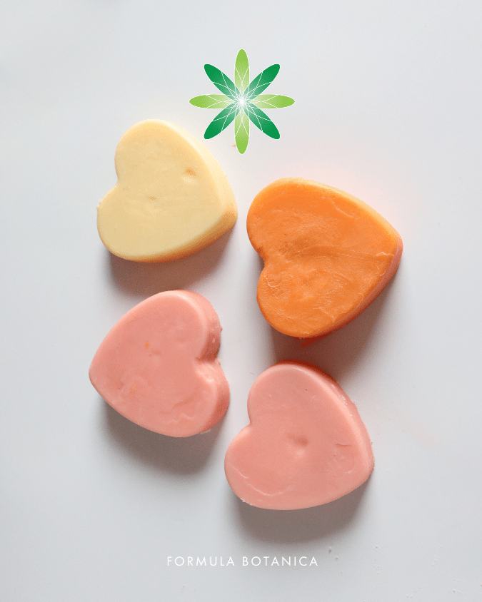 Colourful DIY Lotion bars