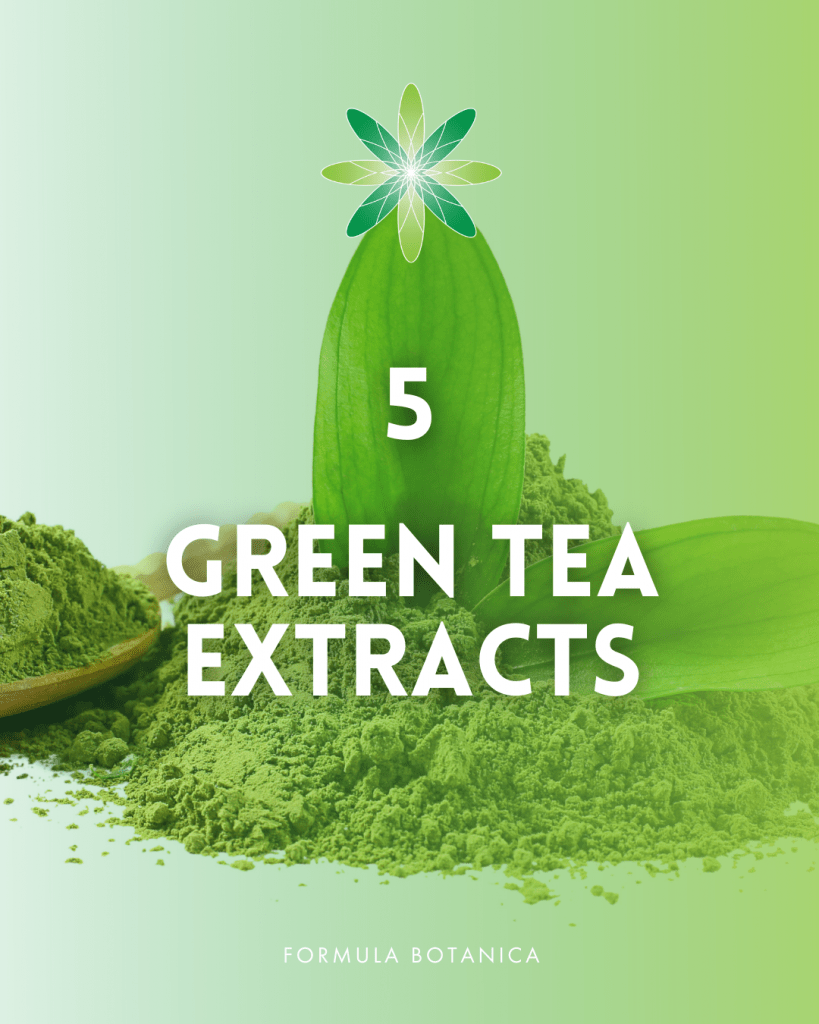 science-backed ingredients green tea extracts