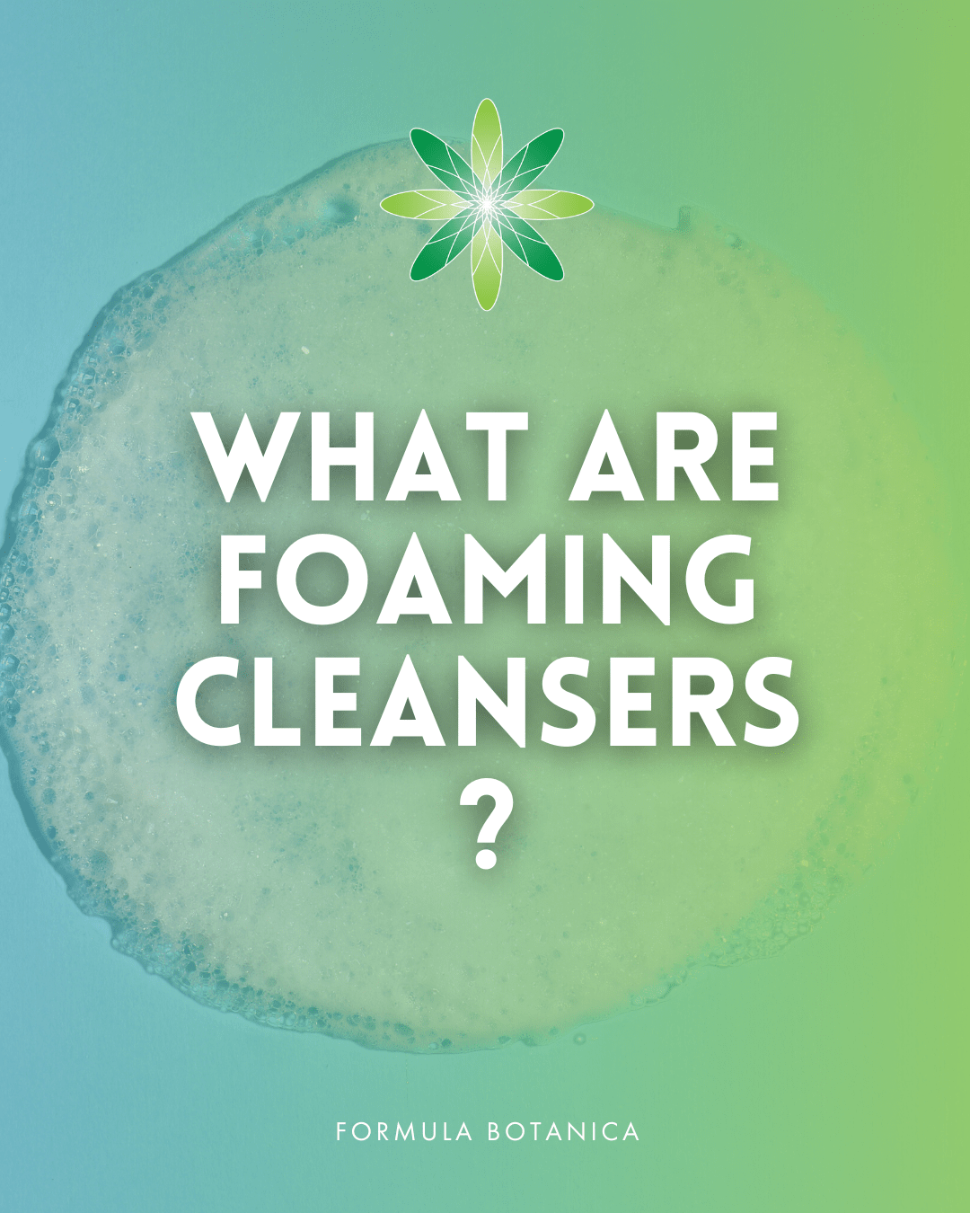 How to make a purifying foaming cleanser