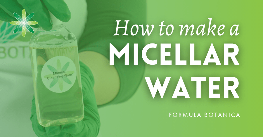 Micellar waters are a beauty consumer favourite. Our formula shows you how to make a micellar water with fragrant, toning jasmine and soothing aloe vera.